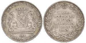 1 Thaler Bremen (state) / States of Germany Silver 