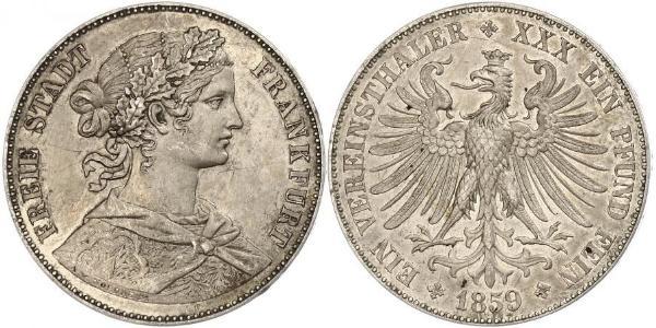 1 Thaler Germany / States of Germany Silver 