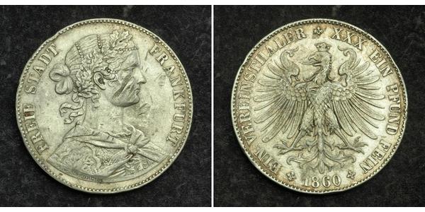 1 Thaler Germany / States of Germany Silver 