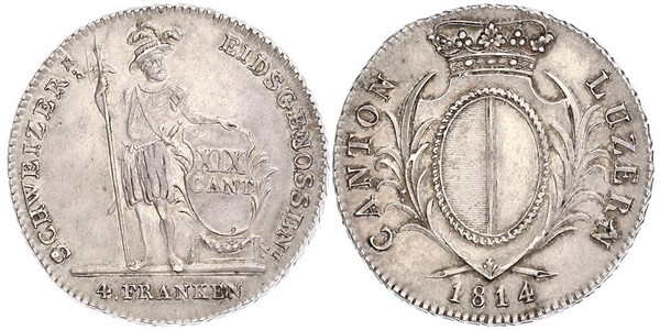 1 Thaler Switzerland Silver 