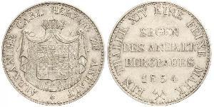 1 Thaler Anhalt-Bernburg (1603 - 1863) 銀 Alexius Frederick Christian, Duke of Anhalt-Bernburg (1767 – 1834)