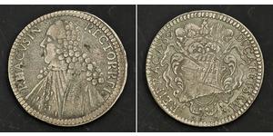 1 Thaler Dalmatia 銀 