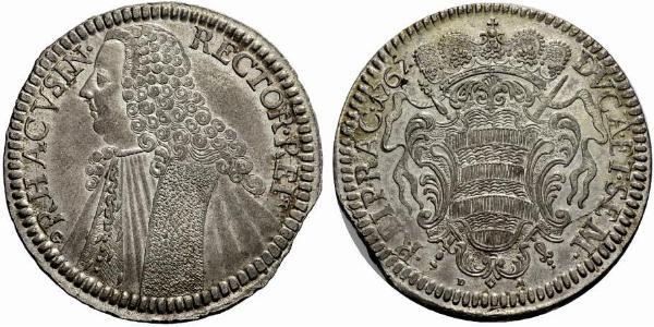 1 Thaler Dalmatia 銀 