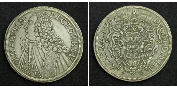 1 Thaler Dalmatia 銀 