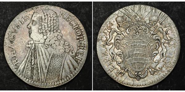 1 Thaler Dalmatia 銀 