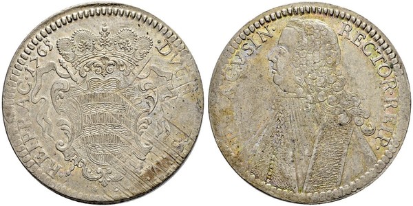1 Thaler Dalmatia 銀 