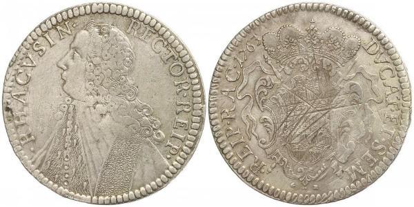 1 Thaler Dalmatia 銀 