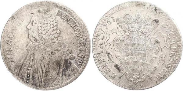 1 Thaler Dalmatia 銀 