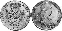 1 Thaler Electorate of Bavaria (1623 - 1806) 銀 