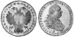 1 Thaler Electorate of Bavaria (1623 - 1806) 銀 