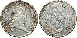 1 Thaler Electorate of Bavaria (1623 - 1806) 銀 