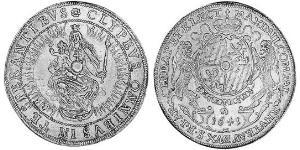 1 Thaler Electorate of Bavaria (1623 - 1806) 銀 