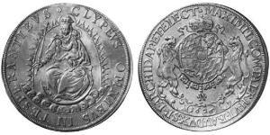 1 Thaler Electorate of Bavaria (1623 - 1806) 銀 Maximilian I, Elector of Bavaria (1573 – 1651)