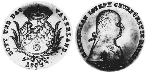 1 Thaler Electorate of Bavaria (1623 - 1806) 銀 
