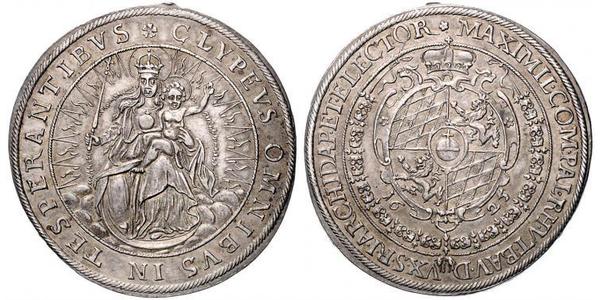 1 Thaler Electorate of Bavaria (1623 - 1806) 銀 