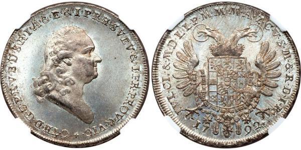 1 Thaler Electorate of Bavaria (1623 - 1806) 銀 卡爾·泰奧多爾 (1724 - 1799)