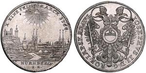 1 Thaler Free Imperial City of Nuremberg (1219 - 1806) 銀 