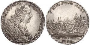 1 Thaler Free Imperial City of Nuremberg (1219 - 1806) 銀 