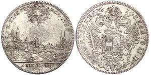 1 Thaler Free Imperial City of Nuremberg (1219 - 1806) 銀 