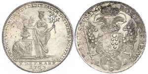 1 Thaler Free Imperial City of Nuremberg (1219 - 1806) 銀 