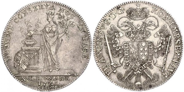 1 Thaler Free Imperial City of Nuremberg (1219 - 1806) 銀 