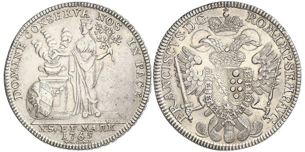 1 Thaler Free Imperial City of Nuremberg (1219 - 1806) 銀 