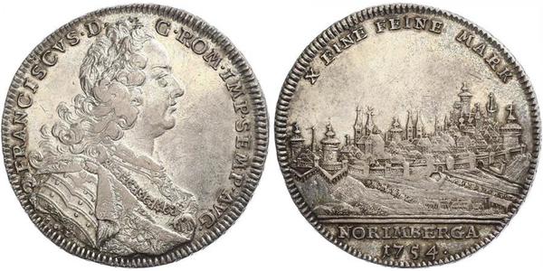 1 Thaler Free Imperial City of Nuremberg (1219 - 1806) 銀 
