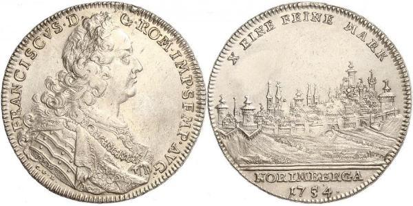 1 Thaler Free Imperial City of Nuremberg (1219 - 1806) 銀 