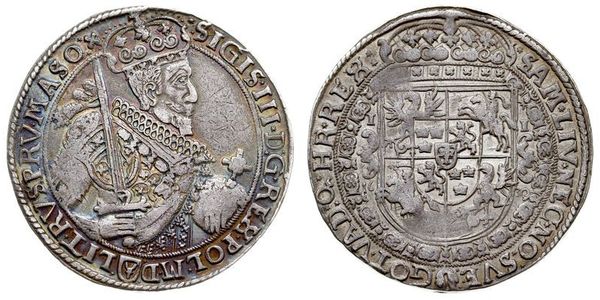 1 Thaler Polish-Lithuanian Commonwealth (1569-1795) 銀 Sigismund III of Poland