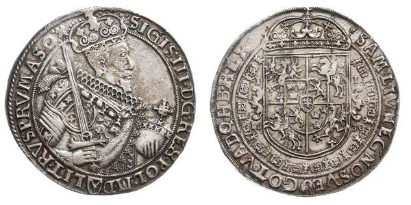 1 Thaler Polish-Lithuanian Commonwealth (1569-1795) 銀 Sigismund III of Poland