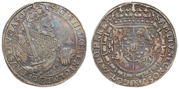 1 Thaler Polish-Lithuanian Commonwealth (1569-1795) 銀 Sigismund III of Poland