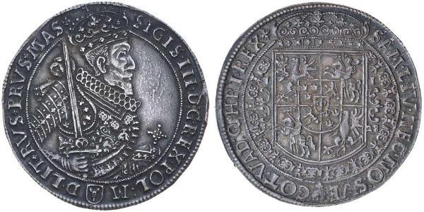 1 Thaler Polish-Lithuanian Commonwealth (1569-1795) 銀 Sigismund III of Poland