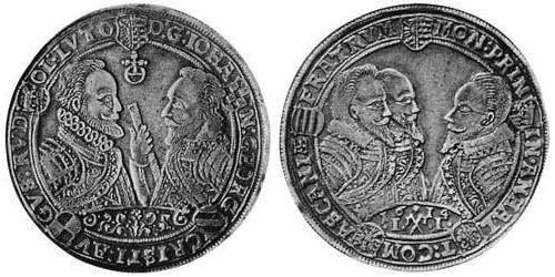 1 Thaler Principality of Anhalt (1212 - 1806) 銀 