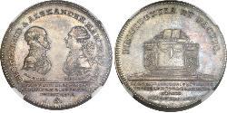 1 Thaler Principality of Ansbach (1398–1792) 銀 Charles Alexander, Margrave of Brandenburg-Ansbach (1736 – 1806)