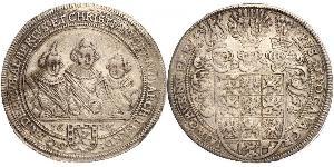 1 Thaler Principality of Ansbach (1398–1792) 銀 