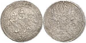 1 Thaler Principality of Ansbach (1398–1792) 銀 