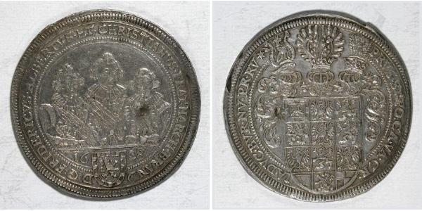 1 Thaler Principality of Ansbach (1398–1792) 銀 