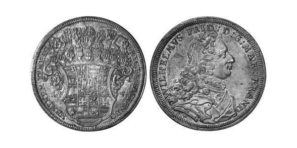 1 Thaler Principality of Ansbach (1398–1792) 銀 