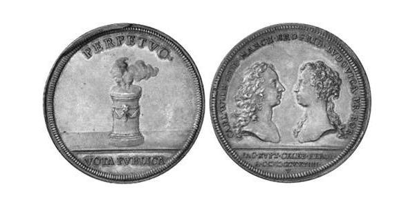 1 Thaler Principality of Ansbach (1398–1792) 銀 Charles William Frederick, Margrave of Brandenburg-Ansbach (1712 – 1757)