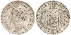 1 Thaler 萨克森王国 (1806 - 1918) 銀 约翰一世 (萨克森)