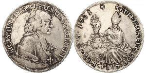 1 Thaler Salzburg 銀 Sigismund von Schrattenbach