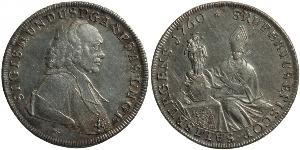 1 Thaler Salzburg 銀 Sigismund von Schrattenbach