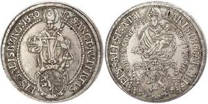 1 Thaler Salzburg 銀 