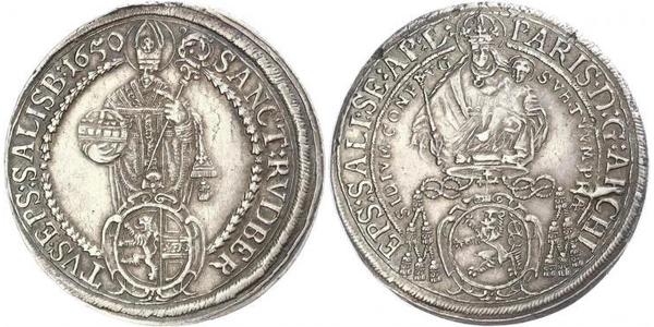 1 Thaler Salzburg 銀 