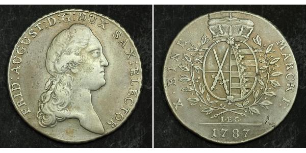 1 Thaler null 銀 奥古斯特二世 (波兰) (1670 - 1733)
