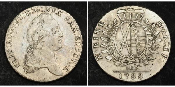 1 Thaler null 銀 奥古斯特二世 (波兰) (1670 - 1733)