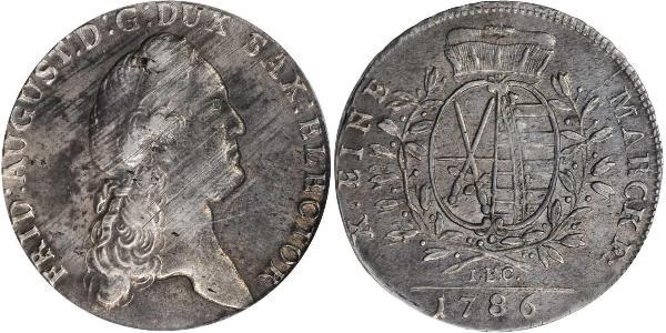 1 Thaler null 銀 奥古斯特二世 (波兰) (1670 - 1733)