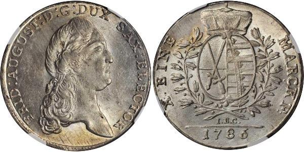 1 Thaler null 銀 奥古斯特二世 (波兰) (1670 - 1733)