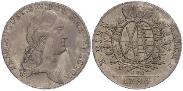 1 Thaler null 銀 奥古斯特二世 (波兰) (1670 - 1733)