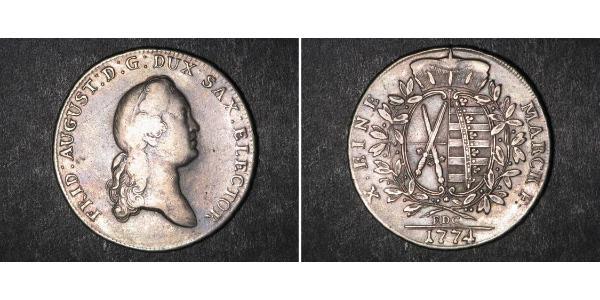 1 Thaler null 銀 奥古斯特二世 (波兰) (1670 - 1733)